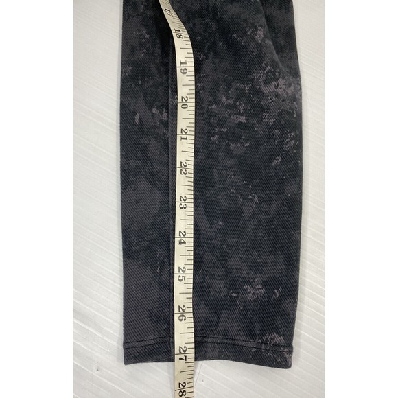 SPANX Jean-ish Ankle Leggings Grey Marble Stretch Slimming Shaping SZ Small - Picture 9 of 10